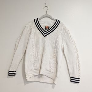 Lauren Ralph Lauren Cricket Cable Knit Sweater L